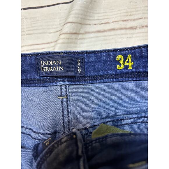 Indian Terrain Size 34 Jeans Work Nondistressed Belt Loops - Picture 3 of 8